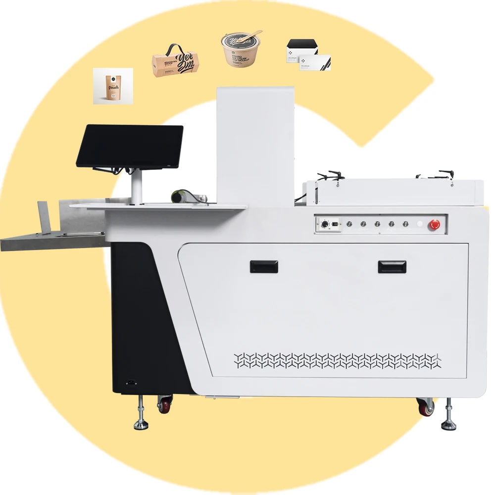 Giftec 2025 Multi-functional Single Pass Printer Roll to Roll Print Directly on Gift Paper Packaging Printing Machine