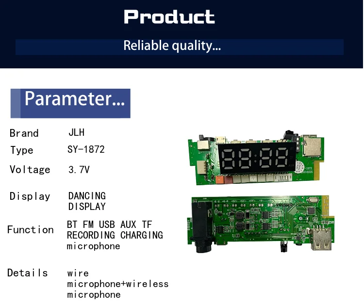 Módulo de placa amplificadora de 2*5 vatios, calidad de SY-1872 ...