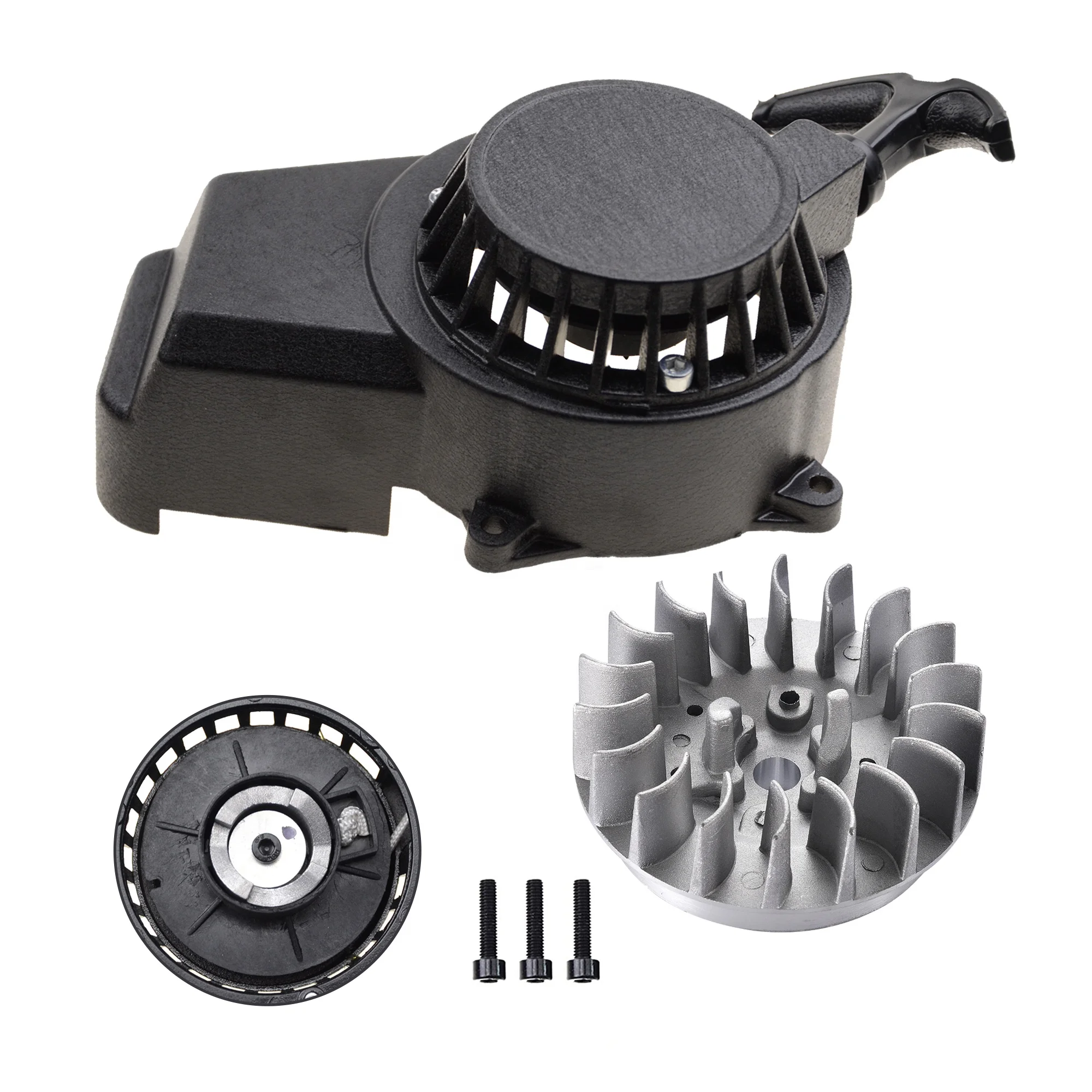Pull Starter, Alliage Pull Starter Partie Recoil Start pour la plupart des Pocket Bike moto Quad, démarreursfun bikes quad pull start pocket quad seilzugstarter lanceur pocket bike lanceur pocke Pull Starter, Alliage Pull Starter Partie Recoil Start pour la plupart des Pocket Bike moto Quad, démarreursfun bikes quad pull start pocket quad seilzugstarter lanceur pocket bike lanceur pocke