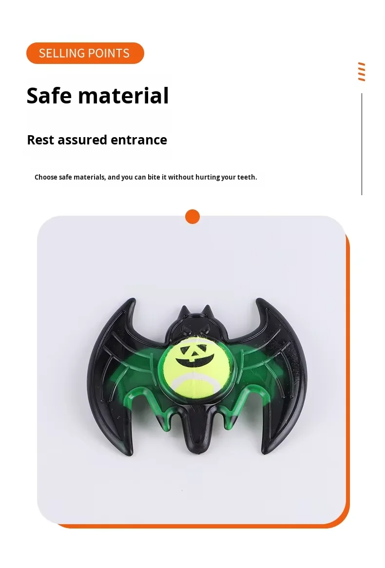 New Dog Toy Training Dog Bite Resistance Teasing Dog Walking Dog Interactive Manufacturer Supplies Pet Halloween Bat Toy details