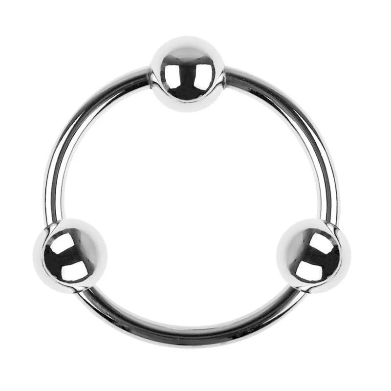 Stainless Steel Penis Jewelry Metal Cock Ring Jewel