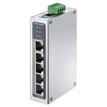 Green connected 5-port gigabit switch [aluminum heat dissipation] Network cable splitter 1/2/4 4-port monitoring network s