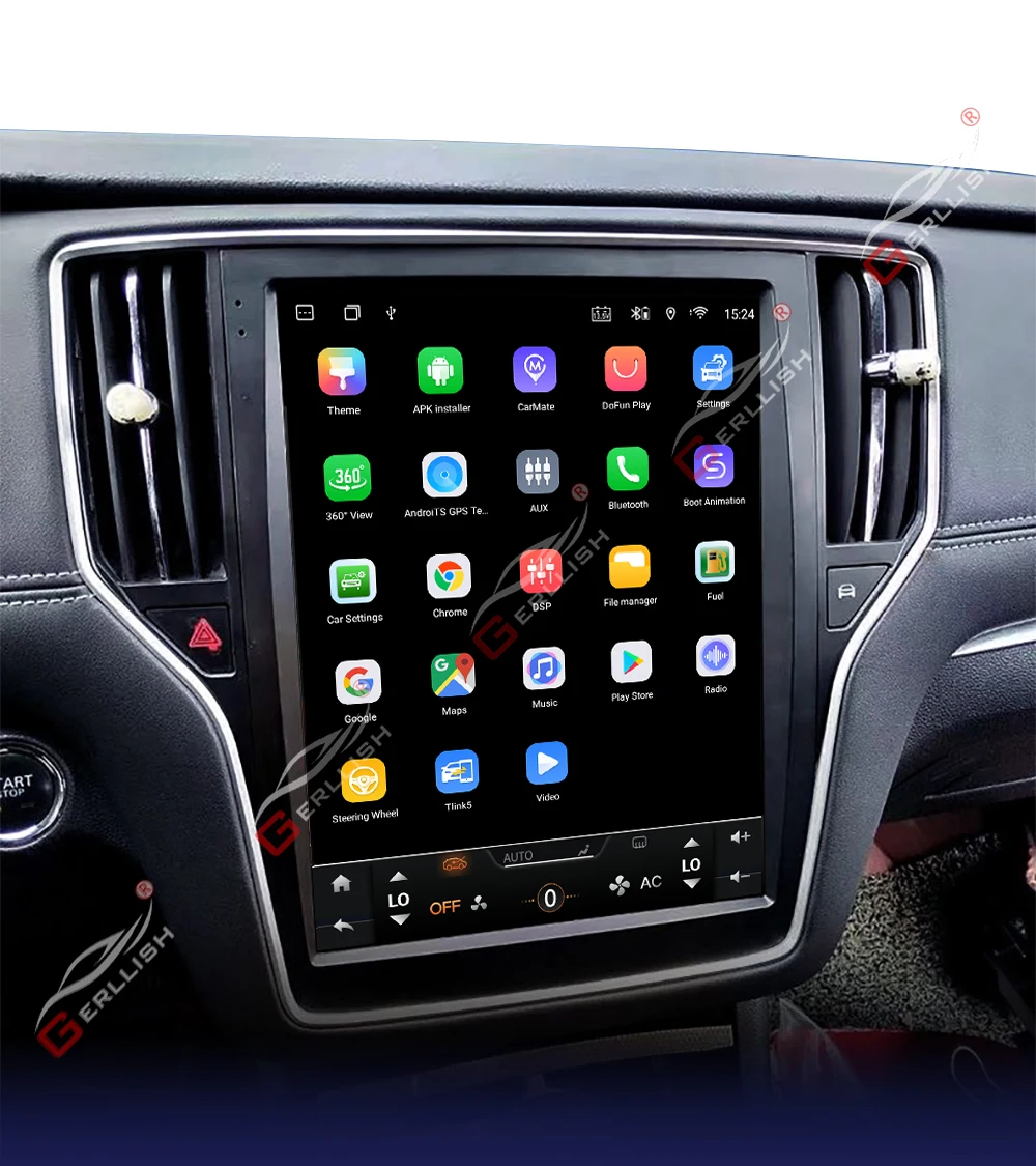Gerllish Android Car Autoradio GPS Navigation for MG/Roewe RX5 2016-2018 Multimedia Player DVD Player Vertical Screen