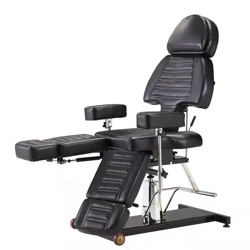 Wholesale hot sale motorized adjustable swivel tattoo bed hydraulic  rotatable beauty salon arm rest chair wholesale From malibabacom