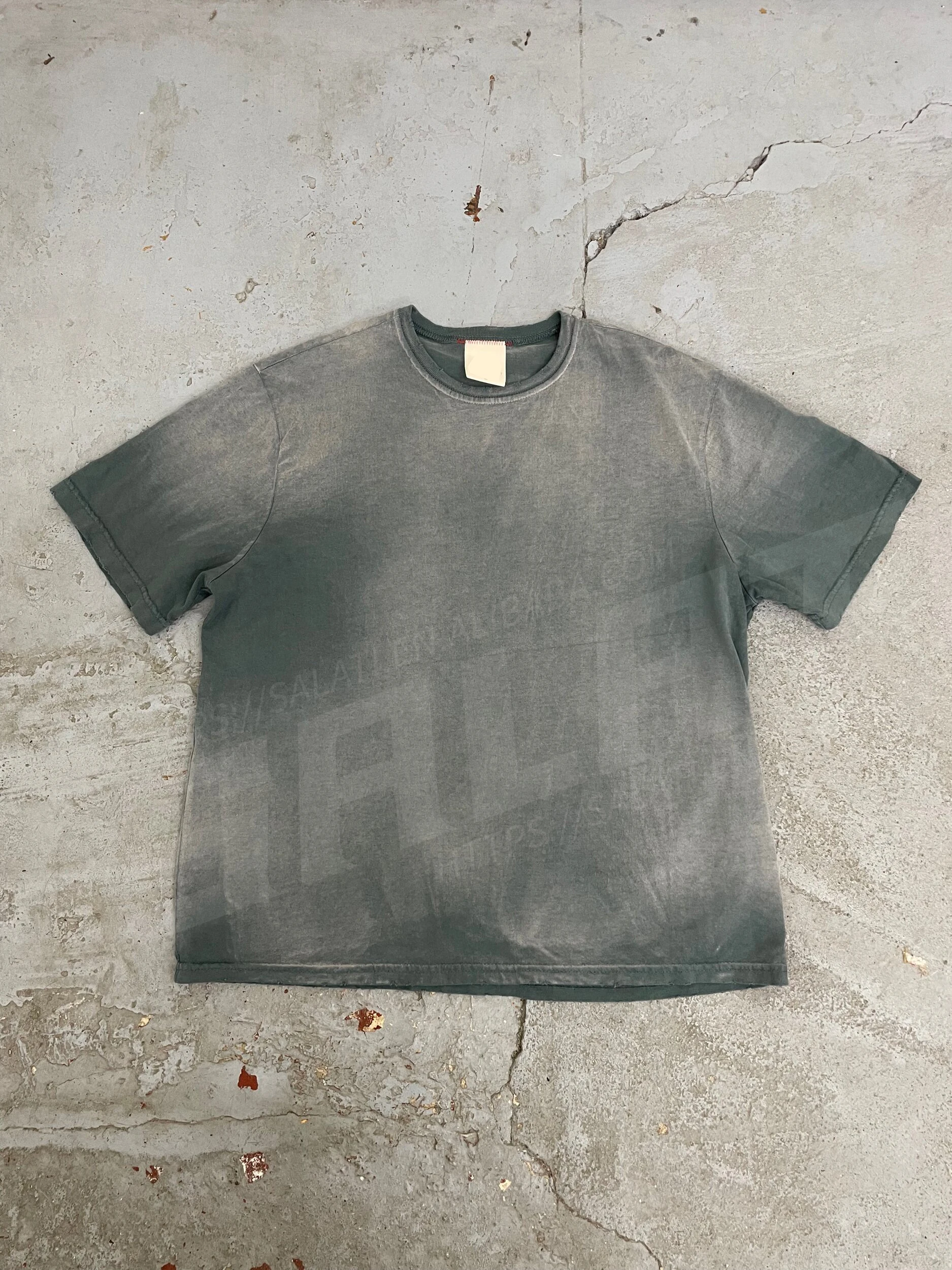 Custom Sun Faded T Shirts 100% Cotton French Plain Streetwear Vintage Distressed Acid Wash Oversized Women Unisex Tshirts Men gallery 14