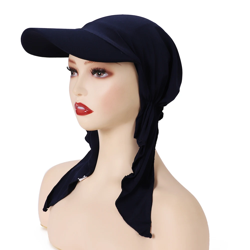 Muslim Adjustable Baseball Cap Stretch Tie Back Underscarf Hijab Caps  Malaysia Inner Cap