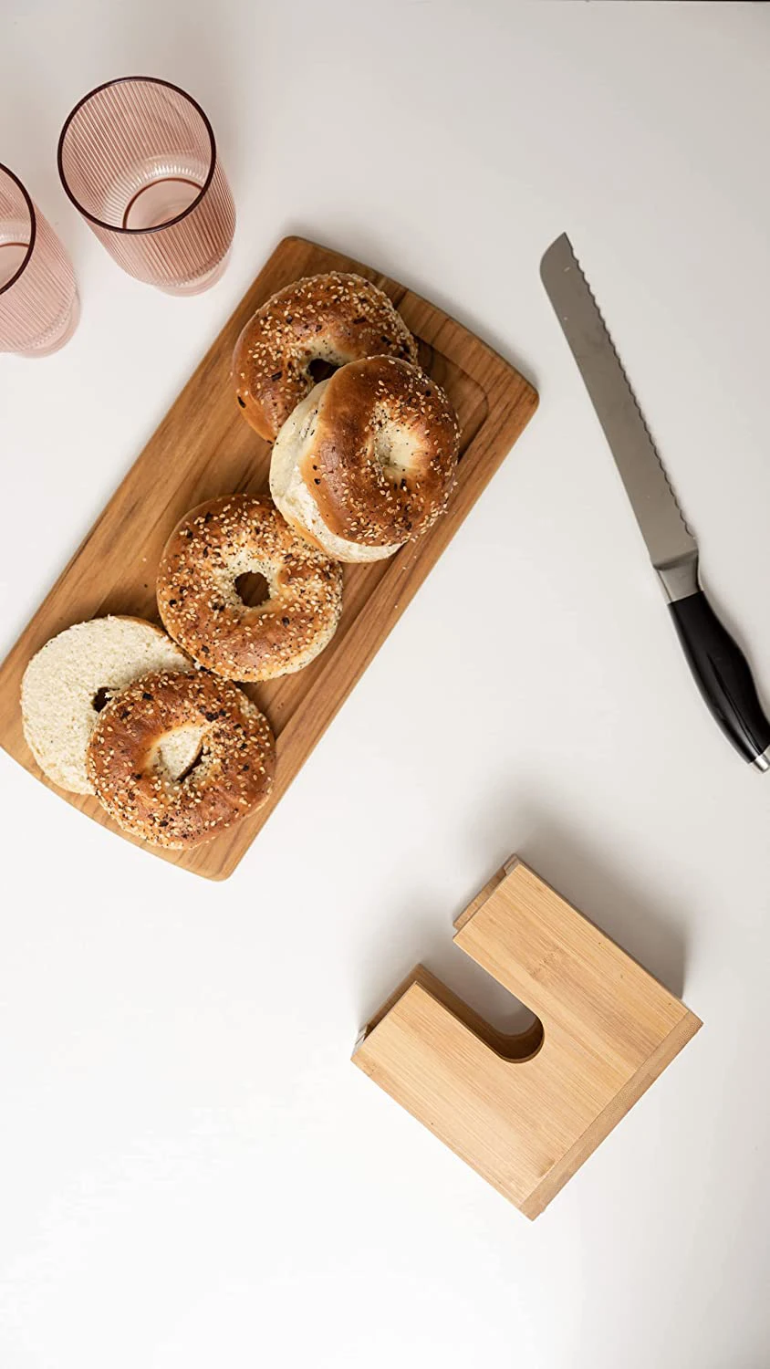 Бамбуковый резак для резки, деревянный резак для резки мешков, Деревянный Резак для мешков, держатель для маленького и большого размеров