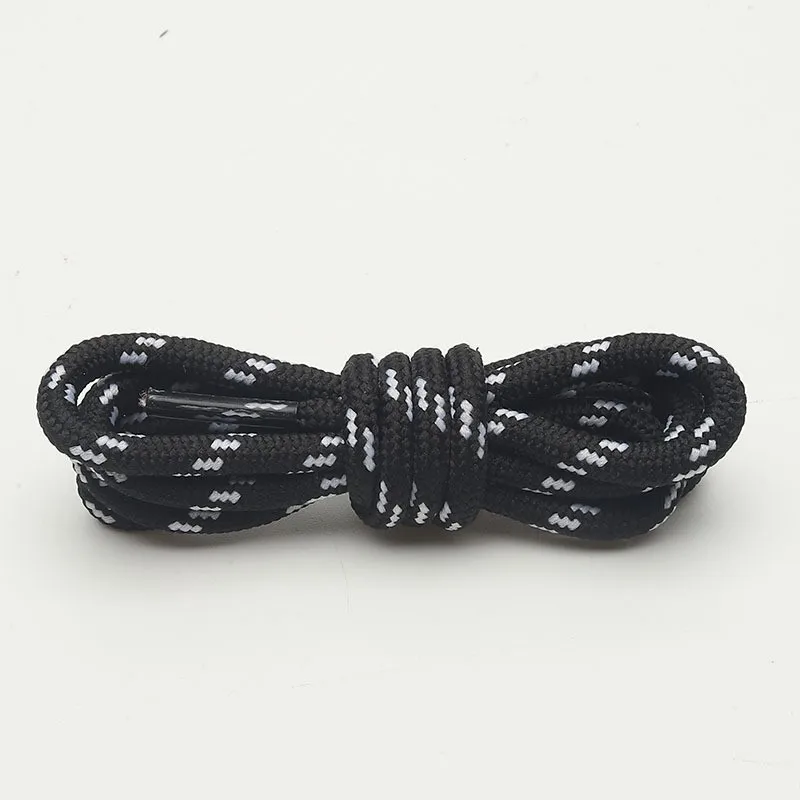 Fashion High Quality Can Custom Shoelace 4mm Width 0.81.8m Length Work Boots Round Outdoor
