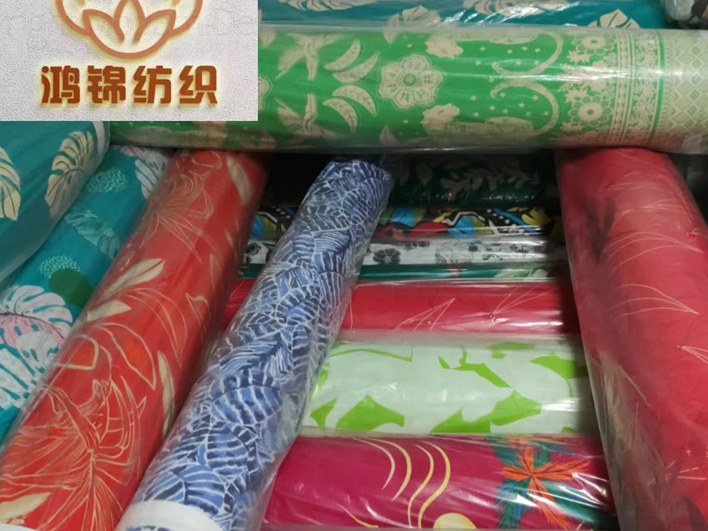 Rayon Bamboo Print Stock Fabric A Grade New Design Cheap Price Full