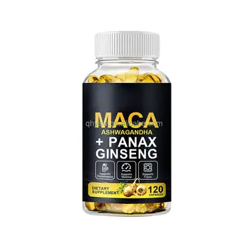 Maca Softgels Men Enhancement Vitamin Herbal Nutrition Healthcare Ginseng Maca Supplements for Health