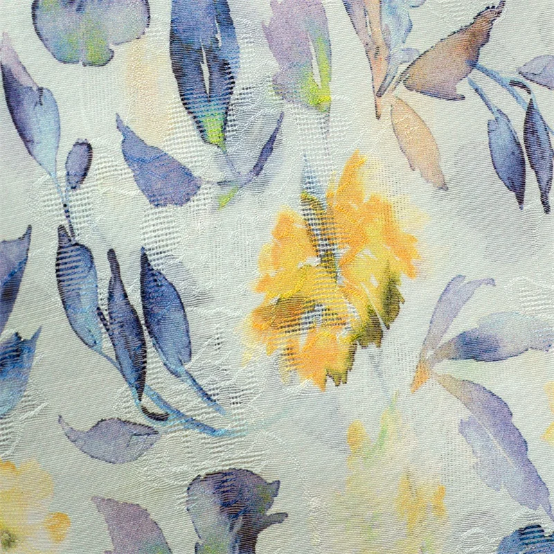 Y5001 # цветочный цифровой Модный узор с принтом тенсель лиоцелл нейлоновая ткань Жаккардовая Ткань шелковая Женская ткань для платья оптовая продажа