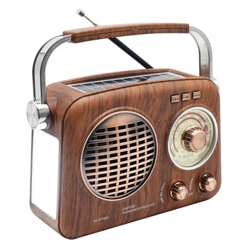 レトロ ブロカント ラジオ RX-BT788S木製レトロラジオグッドレセプションFMAMSWホームラジオ