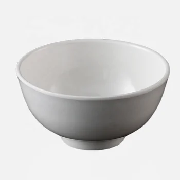 Restaurant Serving White Soup bowl Plastic Melamine Rice Bowl