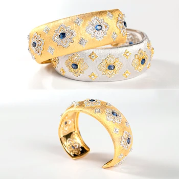 Latest Saudi Gold Jewelry Bracelet Dubai One Gram Gold Bangle Design