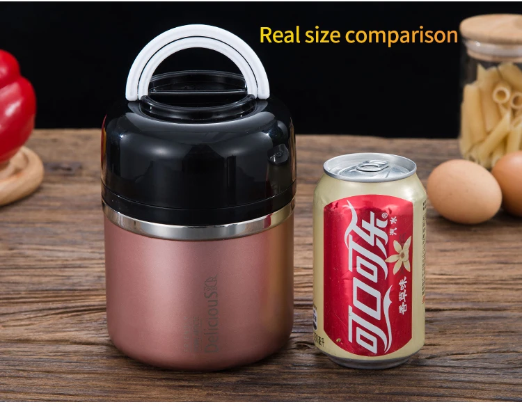 Ali Taobao hot 10 thermal food container from China Custom printed lunch  box stainless steel for heated camping