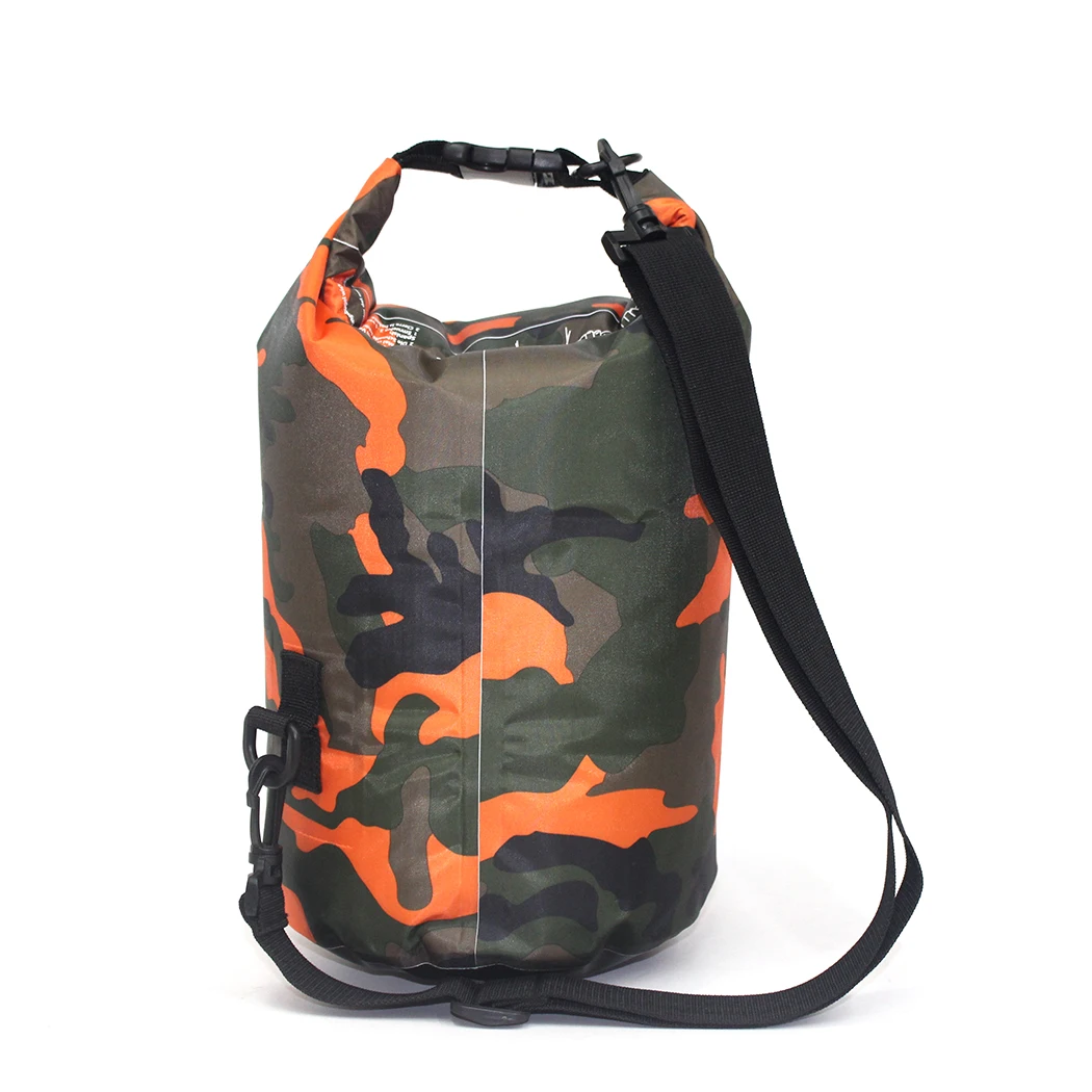 10L Camo Dry Sack Polyester Floating Outdoor Camouflage Waterproof Bag Tube  Drybag Swim Fishing Camping Travel Accessories