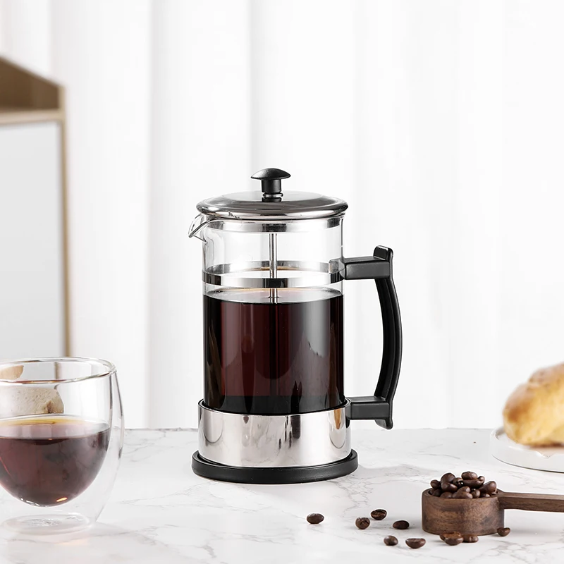 Unique Fashionable Design Travel French Press Mug Stainless Steel