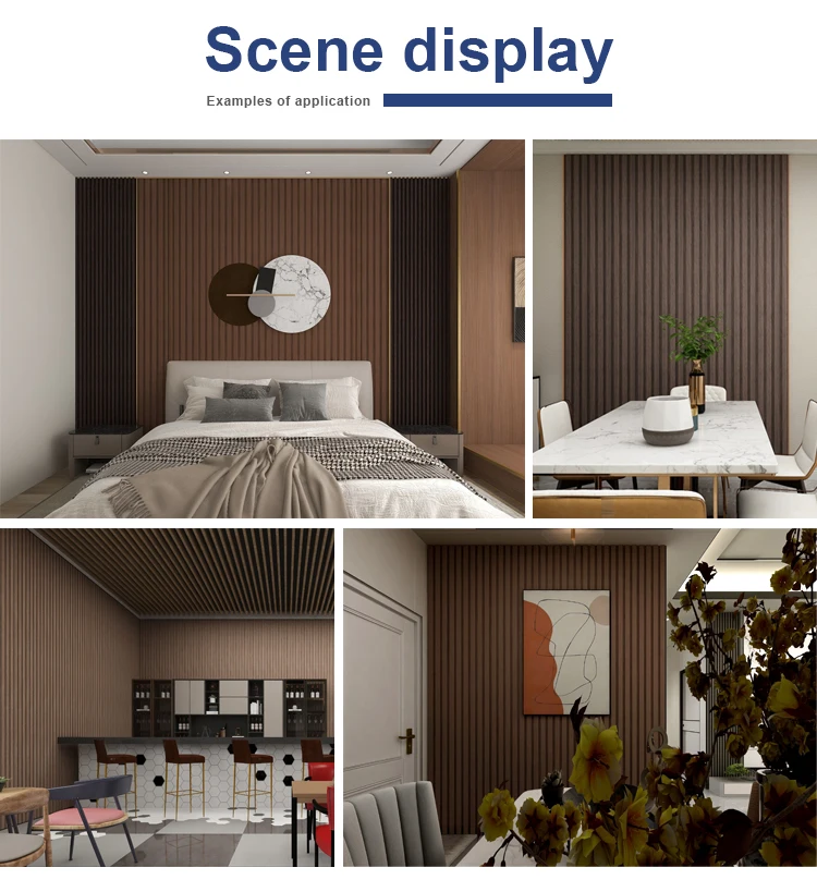 Wpc Wood Interior Decoration Fluted Wall Panels Decorative Wood ...