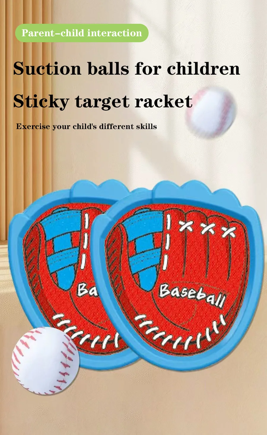 LED Light Up Toss and Catch Game Set - 2 Glowing Pink Paddles & 3 Sticky Softballs - Fun Outdoor Beach & Camping Toy for Kids & Adults - Includes Mesh Storage Bag