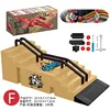 venatura del legno in stile giallo f-incluse 1 skateboard