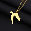 Map Blank Gold