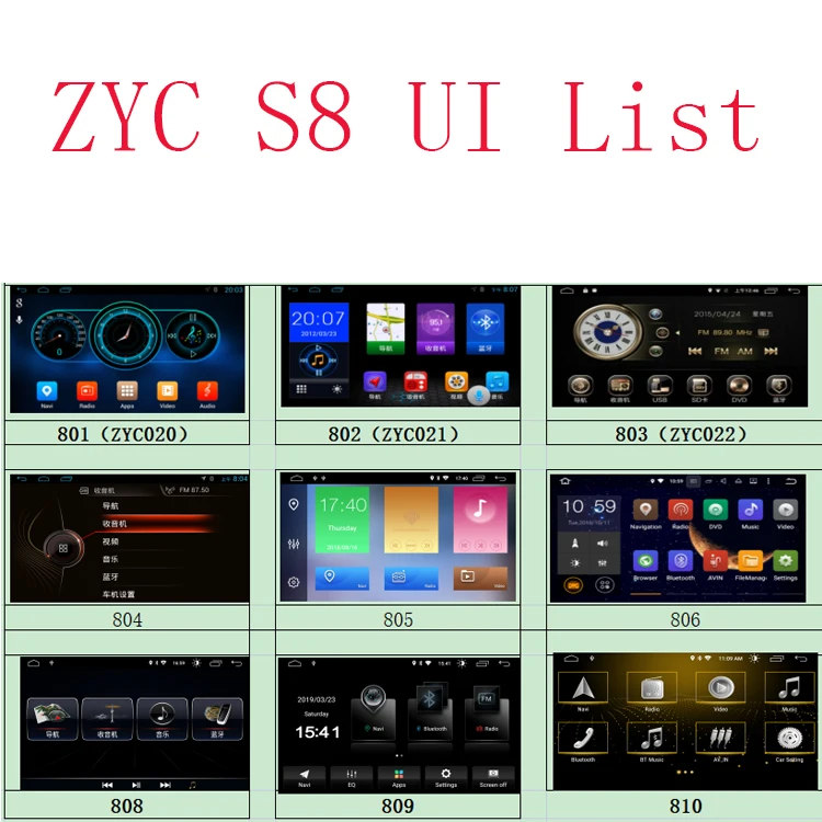 ZYCGOTEC Android 12 Car Radio Player For Audi A4 B8 S4 RS4 8E 8F B9 B7 B6 2din GPS Navigation DVD Stereo