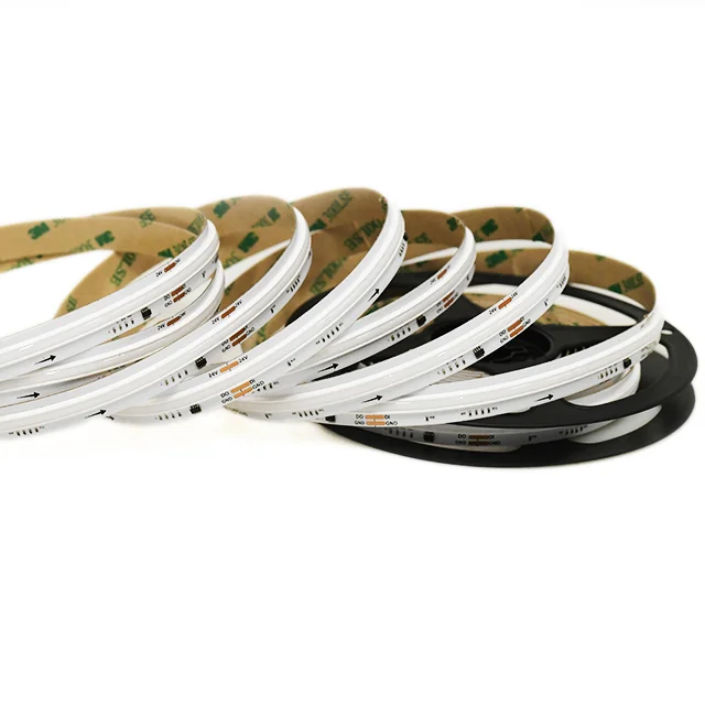 Addressable rgbic cob 5V 24V ws2811 WS2812B Dam Type 5m led backlight strip lights dream color RGB led light strip
