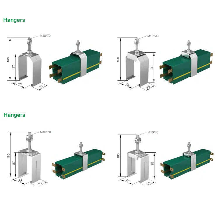 Low Price Sliding Line Busbar Power Pipe Enclosed Conductor System for Crane Power Rail Factory Price