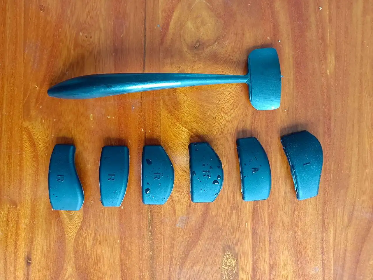 Набор для макияжа 6 в 1, силиконовый портативный водонепроницаемый набор штампов для теней