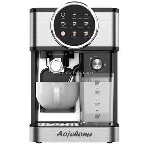 Portable 20 Bar Espresso Coffee Machine Home & Hotels Removable 2.0L Water tank  2 Cup Filter to Improve Coffee Quality