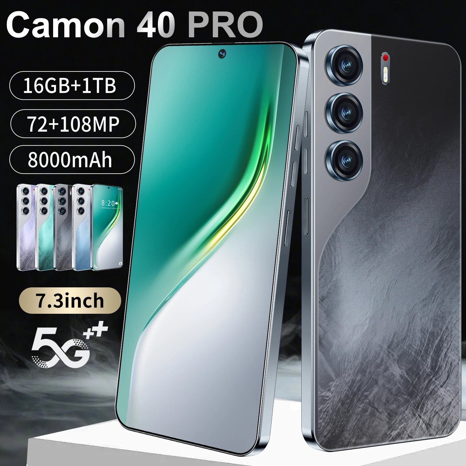 Camon 40 Pro 5G Smartphone - 7.3