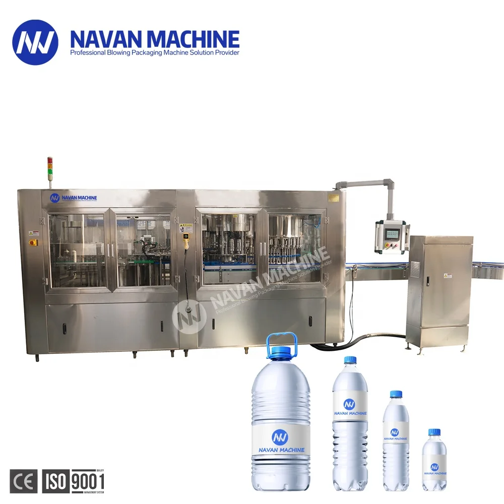 Automatic Beer Filling Machine Rotary PET Plastic Bottled Beer Production Packaging Line manufacture