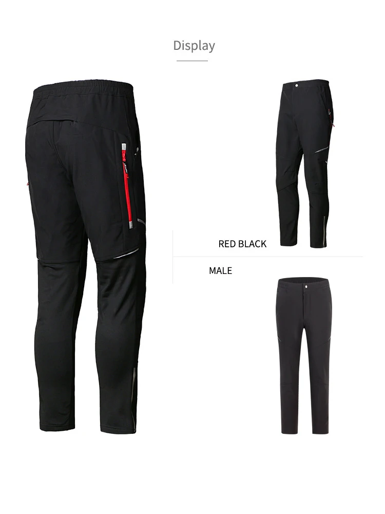 Winter Hiking Pants Men Waterproof Fleece Warm Trousers Camping Trekking Mountain Climbing