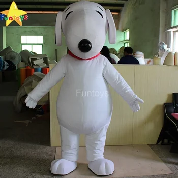 Funtoys CE Snoopy Dog Mascot Costume Cosplay Halloween Christmas Party Fancy Dress For Adult