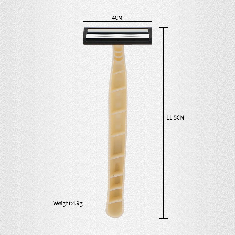 Environmentally Twin Blade Biodegradable razor 2 Blade Disposable Shaving razor Men