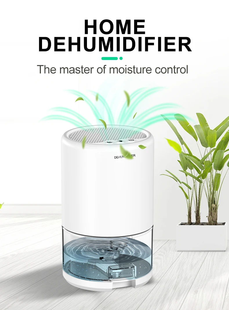 Mini Dehumidifier 1000ml Removable Water Tank Portable Domestic ...