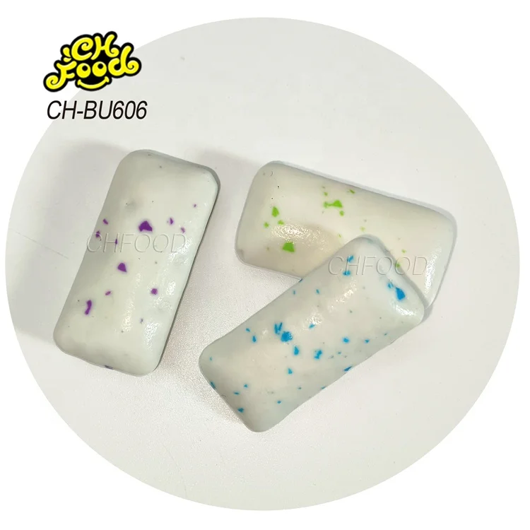 Wholesale and OEM Crispy Fruit Flavor Chewing Gum in Lunch Box