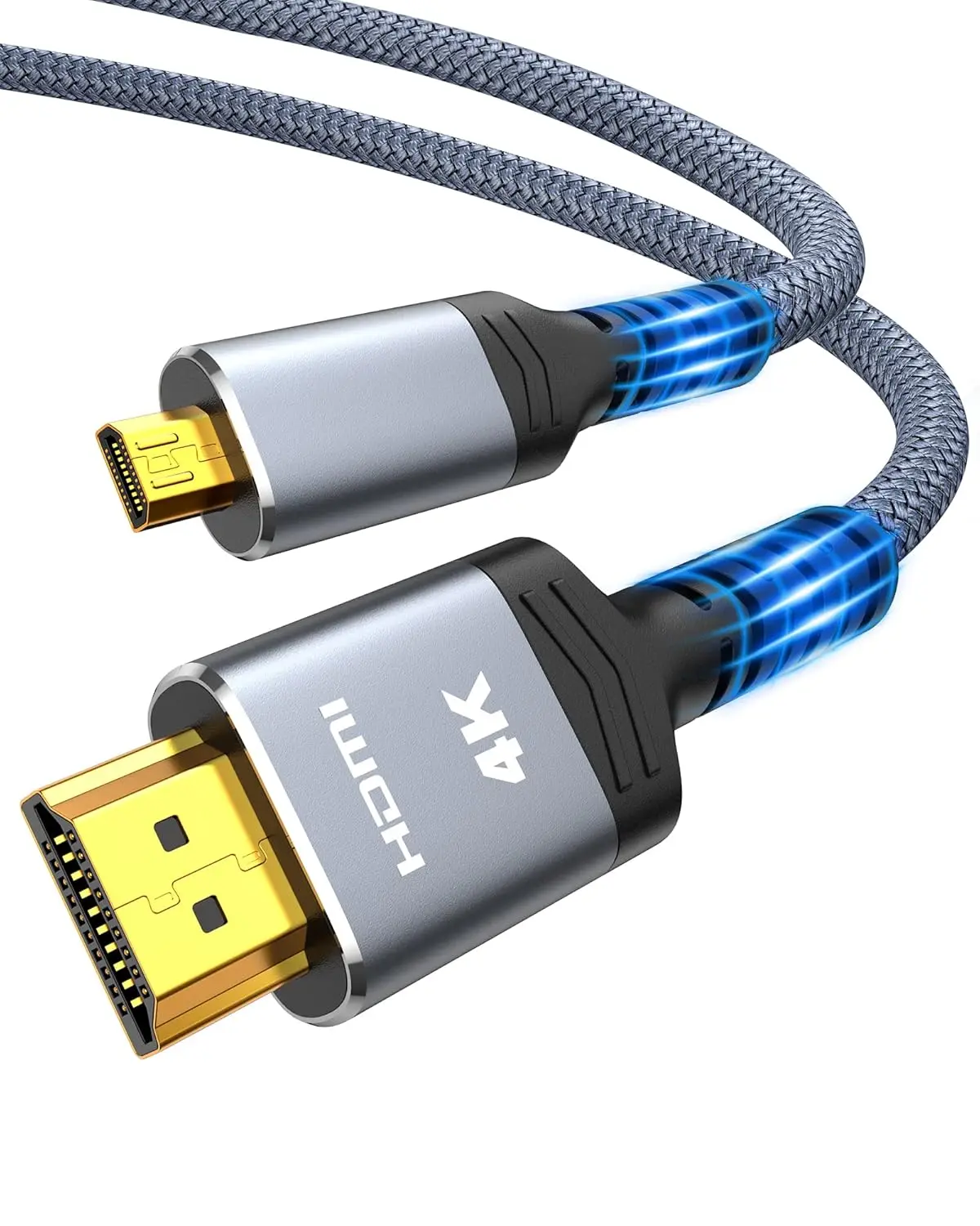 Factory High Quality 4K hdmi to Micro hdmi Cable Gold Plated 4K 60Hz Micro HDMI Cable Cord HDR Compatible for Camera