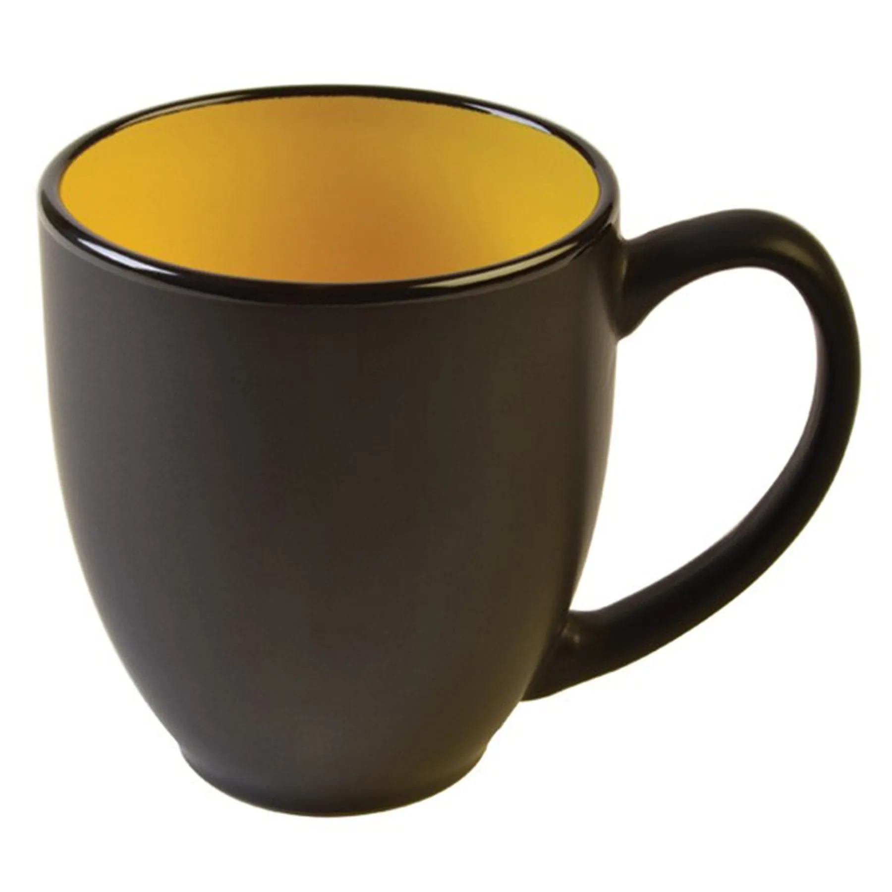 Customized 15 Oz. Two-Tone Matted Bistro Mug