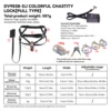 DV9038-DJ+Cerradura de color+Descarga eléctrica-negro