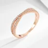 Rose gold vice ring 1#