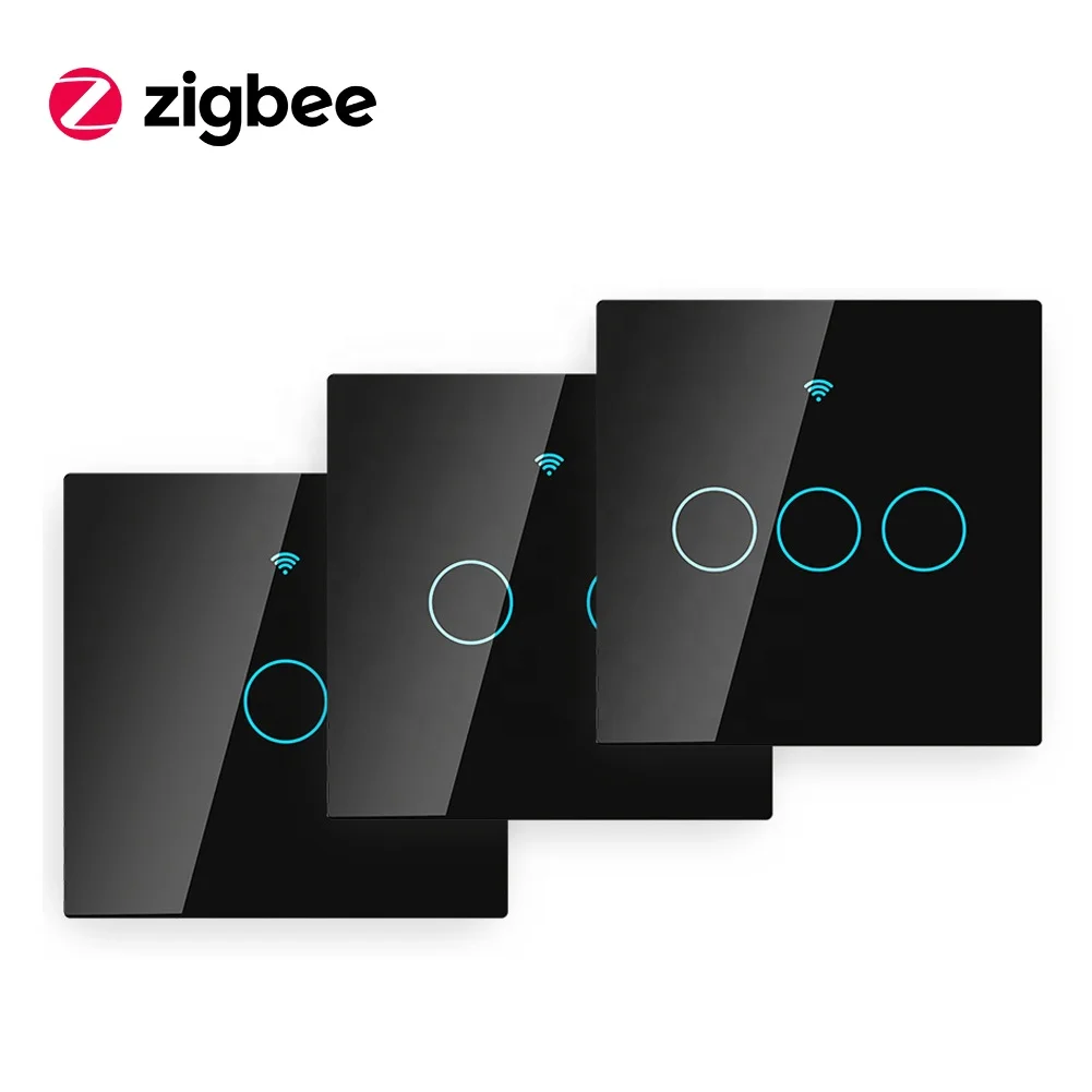 Zigbee No Neutral Tuya Smart Touch Wall Switches Moes Factory Wholesales  Price Us UK EU Fr - China Smart Home, Zigbee