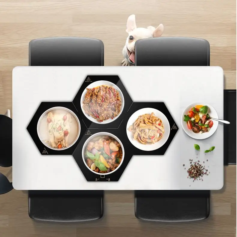 Household Winter Meal Warmer Artifacts Can Be Spliced Warming Plate Wear-resistant High Temperature Heating Plate Thermostat Pad 2