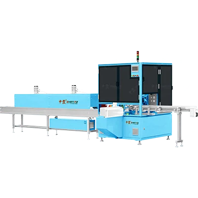 Full Automatic Silk Screen Printing Machine for Paper Cup Printing on Cylindrical Cone Disposable Cups at 50pcs/min