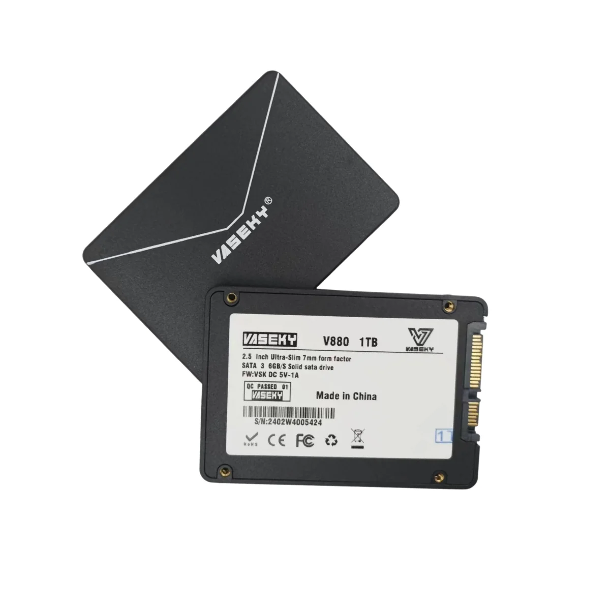 Hard Drive 7mm Ssd Vaseky SATA3 Internal SSD Hard Drive 128GB/1TB OEM