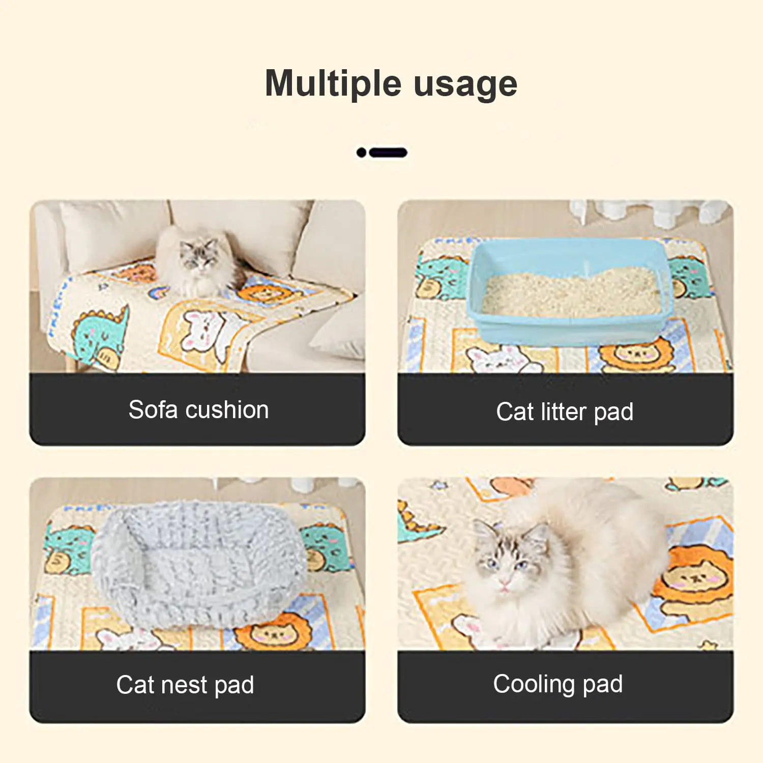 Reusable Washable Leak-Proof Urine Pad for Training Pets supplier