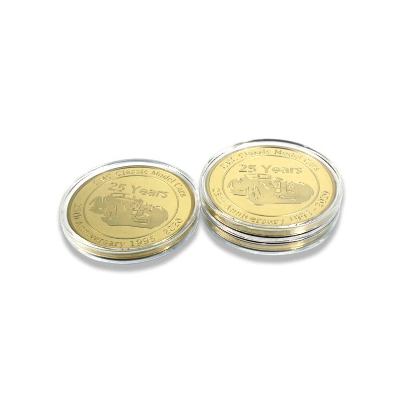 Wholesale Metal Solid 24k Pure Gold Fake Gold Plated Souvenir Coin With