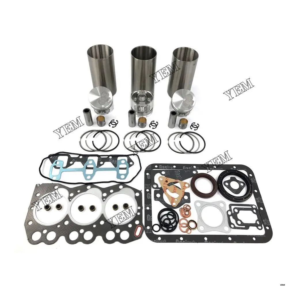 3TNE66 Overhaul Gasket Kit With Cylinder Gaskets Piston Rings Liner for Yanmar Machinery Engine Parts