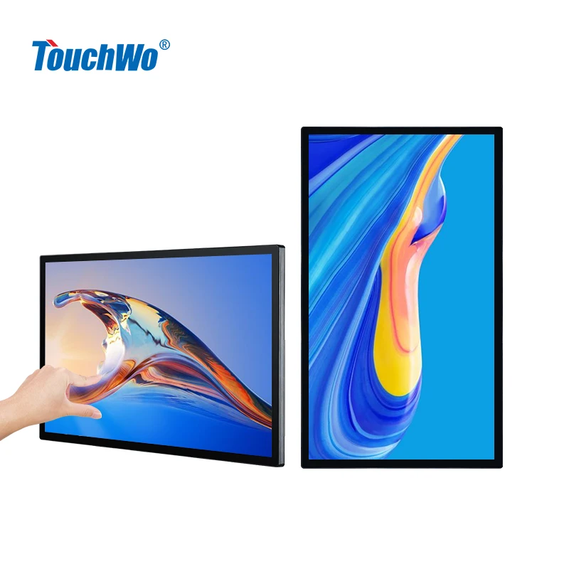 Touchwo Custom Water Proof Totem Ips Capacitive Lcd Monitors Touchscreen 32 Inch Touch Screen Monitor with Android