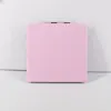pink square mirror